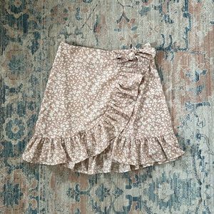 SHEIN floral short skirt